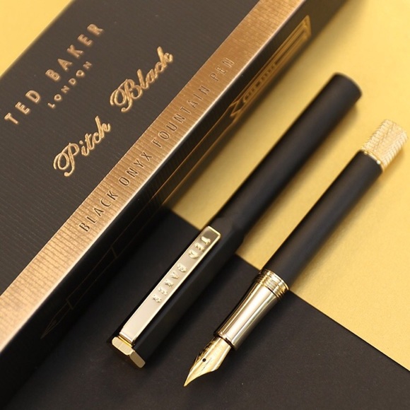 Fountain Pen Ted Baker Pen Mens 24k Gold Pen Ted Baker 24k